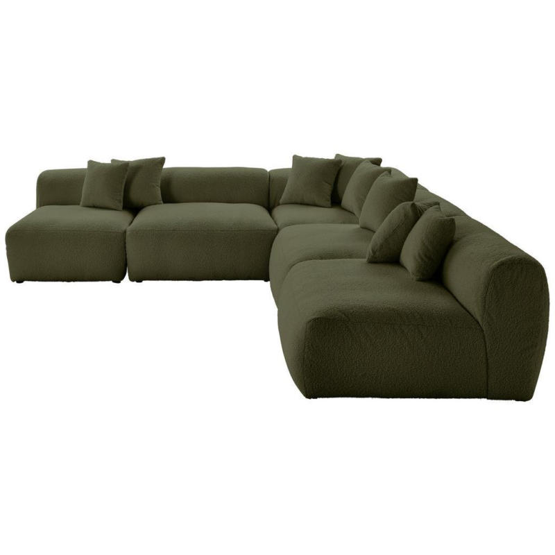 Ecksofa Bloom Olivgrün