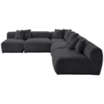Möbelix Ecksofa Bloom Erweiterbar Dunkelgrau