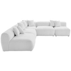 Ecksofa Bloom Weiß