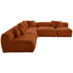 Ecksofa Bloom Rostfarben