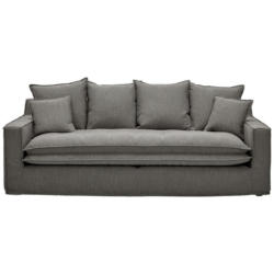 3-Sitzer-Sofa Aurora Grau Bouclé