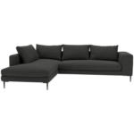 Möbelix Ecksofa Aurora II inkl. Rückenkissen Taupe