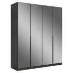 Möbelix Drehtürenschrank Skyla Grau/Glas B: 181 cm