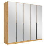 Möbelix Drehtürenschrank Skyla Eiche Artisan/Glas B: 226 cm