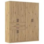 Möbelix Drehtürenschrank 180 Cm Maika Eiche Artisan
