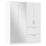 Möbelix Drehtürenschrank Padua Weiß B: 180 cm