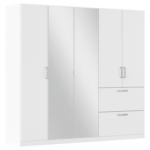 Möbelix Drehtürenschrank Padua Weiß B: 225 Cm