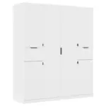 Möbelix Drehtürenschrank Mit Schubladen 181 cm Ticao Weiß