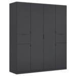 Möbelix Drehtürenschrank Mit Schubladen 181 Cm Grau