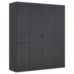 Möbelix Drehtürenschrank Mit Schubladen 181 Cm Grau