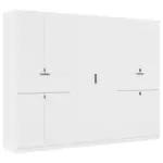 Möbelix Drehtürenschrank Ticao Weiß B: 271 cm