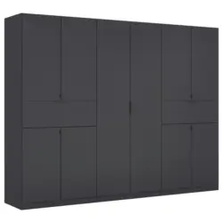 Drehtürenschrank 71 cm Ticao Grau