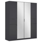 Möbelix Drehtürenschrank 181 Cm Ticao Grau