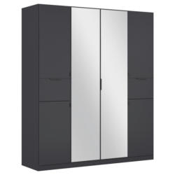 Drehtürenschrank 181 Cm Ticao Grau