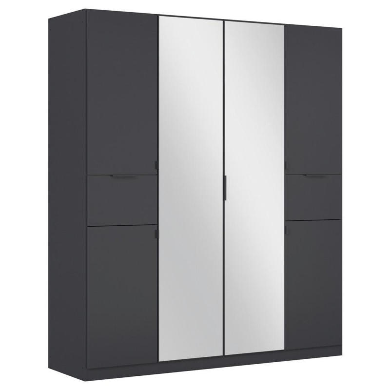 Drehtürenschrank 181 Cm Ticao Grau