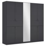 Möbelix Drehtürenschrank Ticao Grau B: 226 Cm