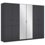 Möbelix Drehtürenschrank Ticao Grau B: 271 Cm