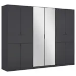 M&ouml;belix Dreht&uuml;renschrank Ticao Grau B: 271 Cm