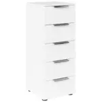 Möbelix Kommode Flipp Weiß/chromfarben B: 40 Cm