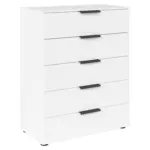 Möbelix Kommode 80 Cm Flipp Weiß/graphitfarben