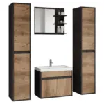 Möbelix Badezimmer Cyprus Ii 5-Teilig, Kastanie