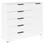 Möbelix Kommode Flipp Weiß/graphitfarben B: 120 Cm