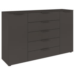 Kommode 160 Cm Flipp Graphitfarben