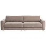 Möbelix Bigsofa Be Comfy B: 264 cm Silberfarben Cord