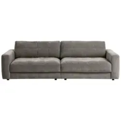 Bigsofa Be Comfy B: 264 cm Grau Cord