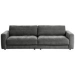 Möbelix Bigsofa Be Comfy B: 264 cm Dunkelgrau Cord