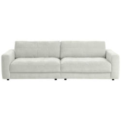 Bigsofa Be Comfy B: 264 cm Weiß Cord