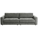 Möbelix Big Sofa Be Comfy B: 264 cm Grau Cord