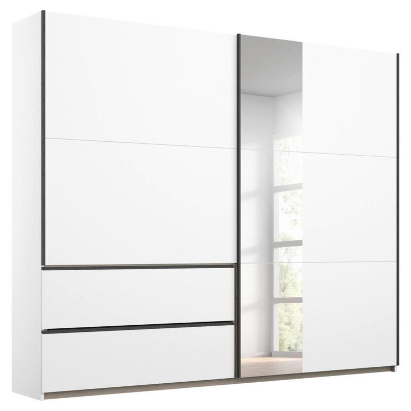 Schiebetürenschrank Sevilla Weiß B: 218 cm