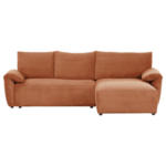 Möbelix Ecksofa Cuty Rostfarben S: 266x180 cm