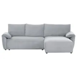 Ecksofa Cuty Hellgrau S: 266x180 cm