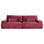 Möbelix Bigsofa Mezino B: 282 cm Bordeaux Chenille