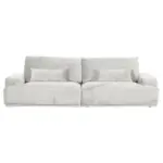 M&ouml;belix Bigsofa Mezino B: 282 cm Beige Chenille