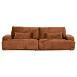 Bigsofa Mezino B: 282 cm Braun Chenille