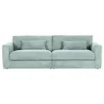 M&ouml;belix Bigsofa Manolis B: 260 cm Mintgr&uuml;n Cord