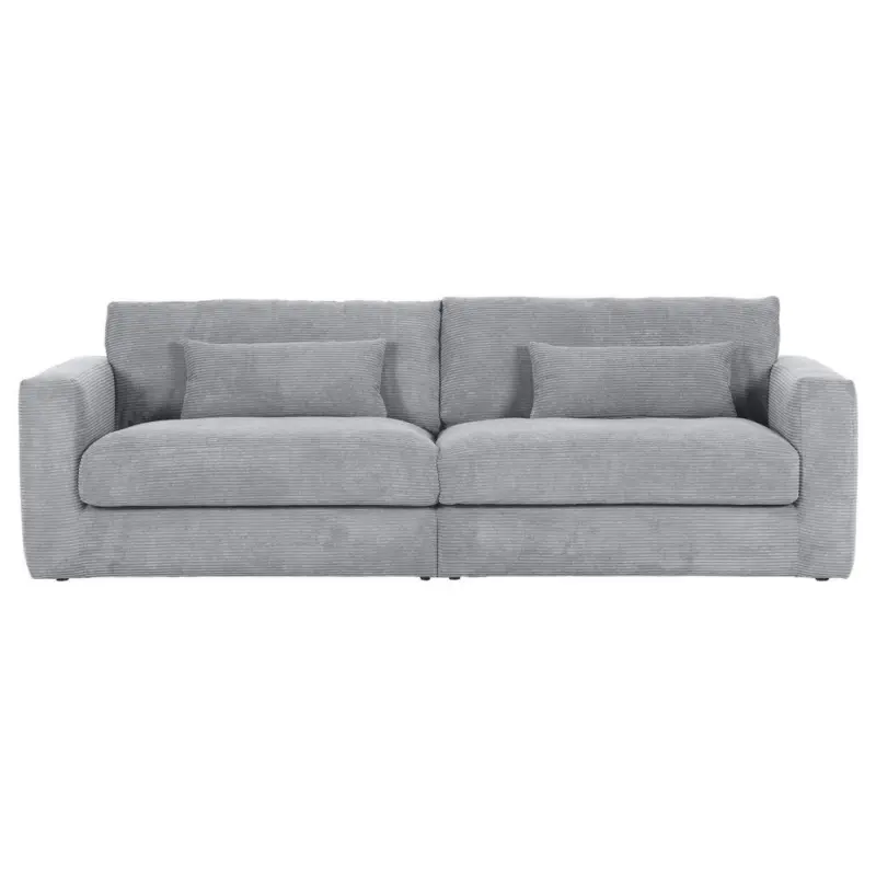 Bigsofa Manolis Hellgrau B: 260 cm