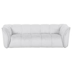 Bigsofa Sabea B: 220 cm Weiß Plüsch