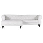 Möbelix Ecksofa Jonte Weiß S: 160x260 cm