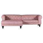 Möbelix Ecksofa Jonte Rosa S: 160x260 cm