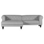 Möbelix Ecksofa Jonte Grau S: 160x260 cm