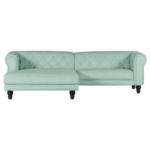 Möbelix Ecksofa Junte Mintgrün S: 160x260 cm