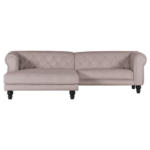 Möbelix Ecksofa Jonte Beige S: 160x260 cm