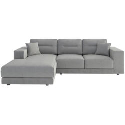 Ecksofa Verona Hellgrau