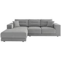 Ecksofa Verona Hellgrau