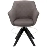 Möbelix Drehstuhl Bellini Samtbezug Bellini B: 60 Cm Hellgrau