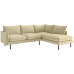 Möbelix Ecksofa Samos Beige S: 267x204 cm